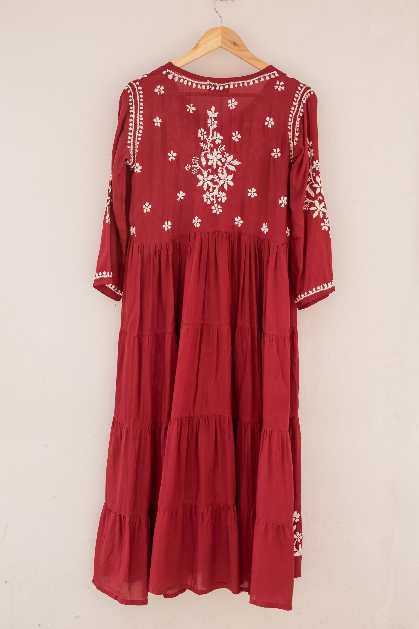Long Gown Modal Maroon