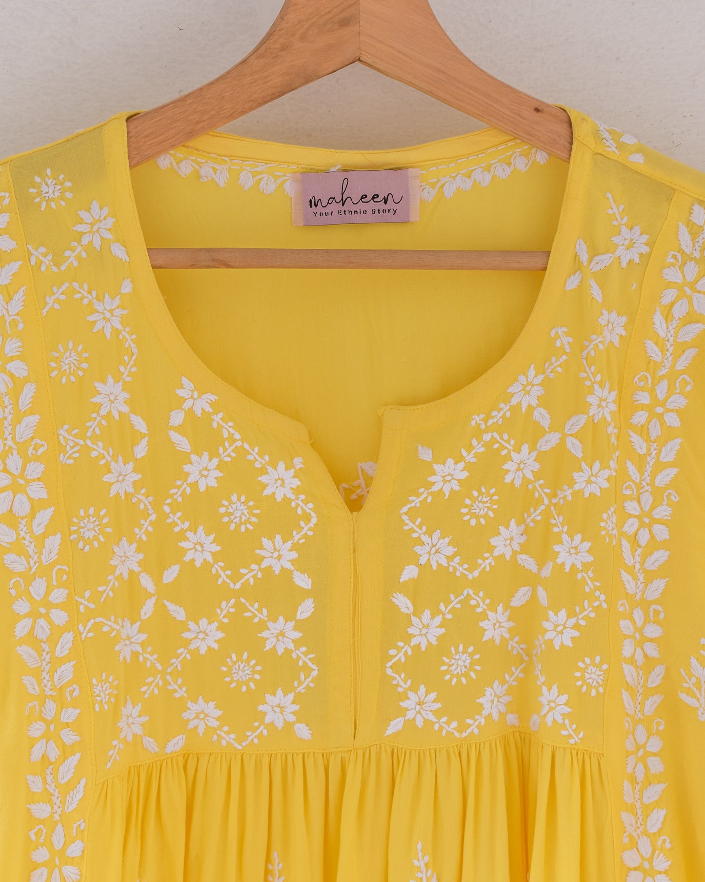 Short Top Rayon Yellow