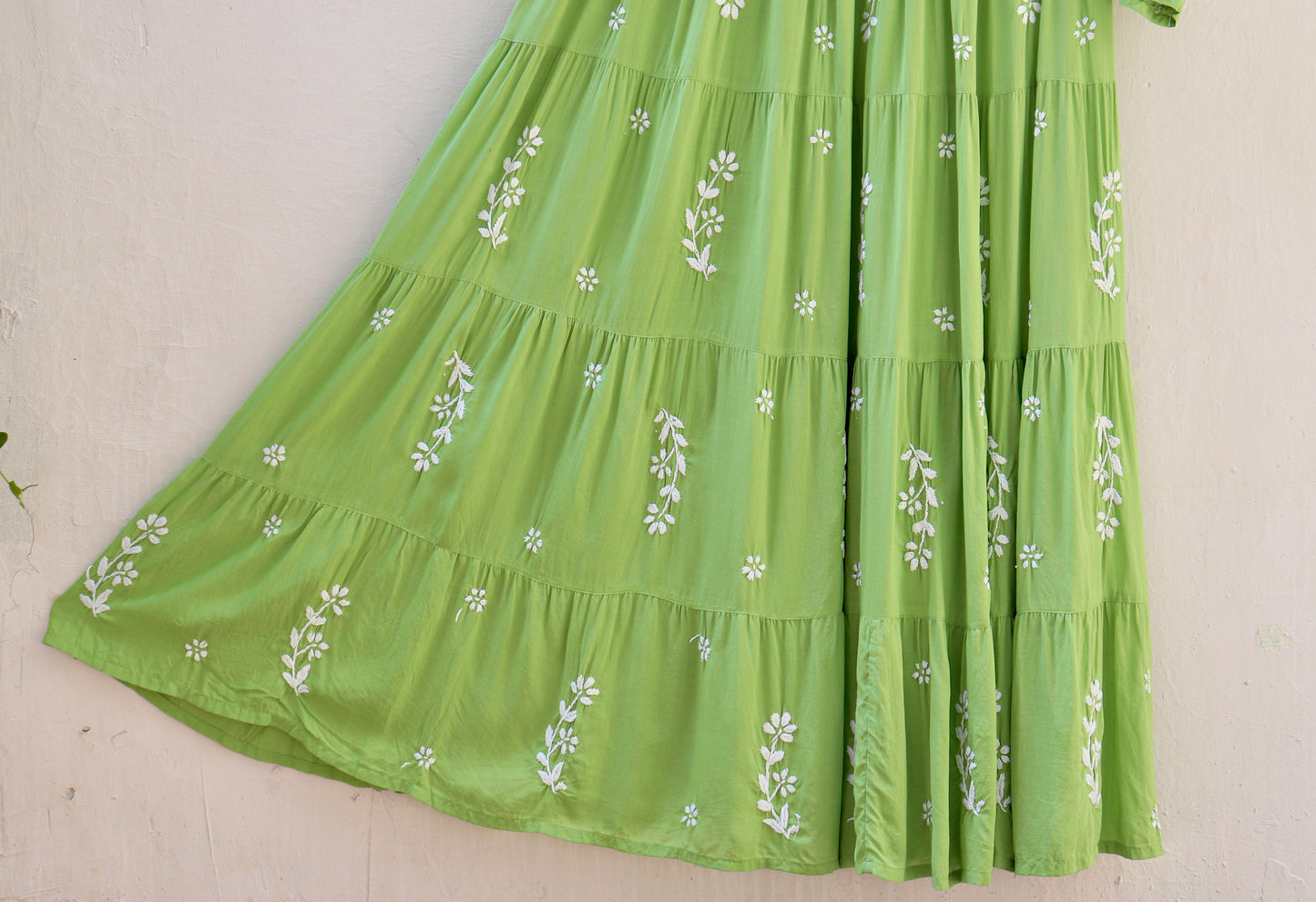 Long Gown Modal Green