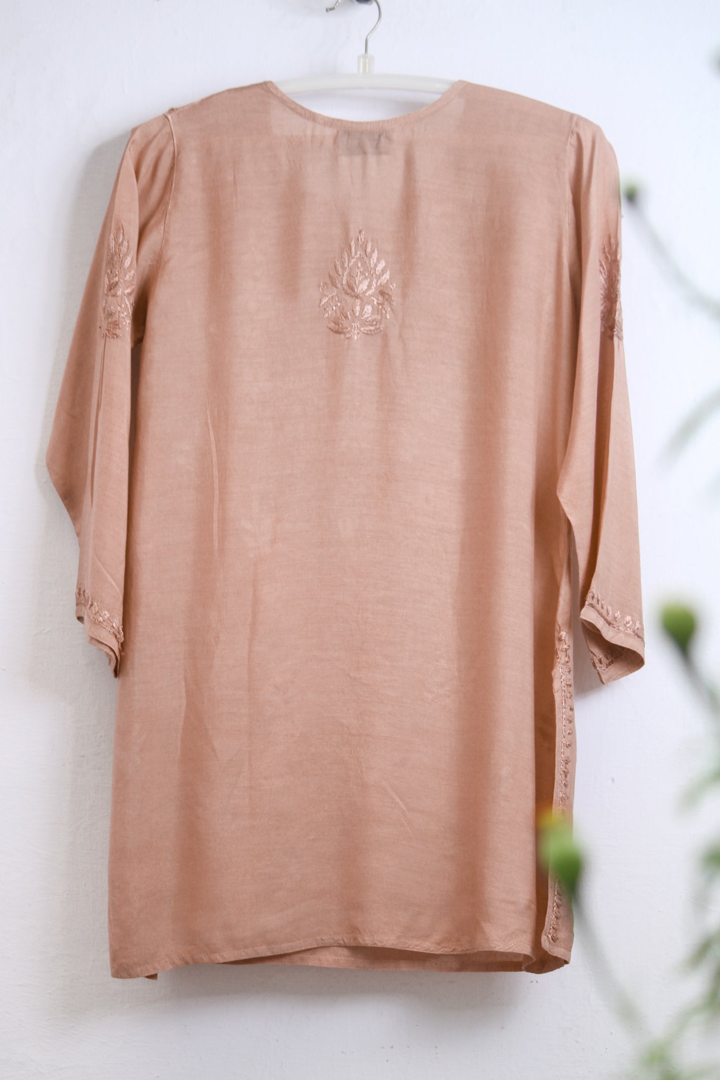 Short Top Muslin Beige