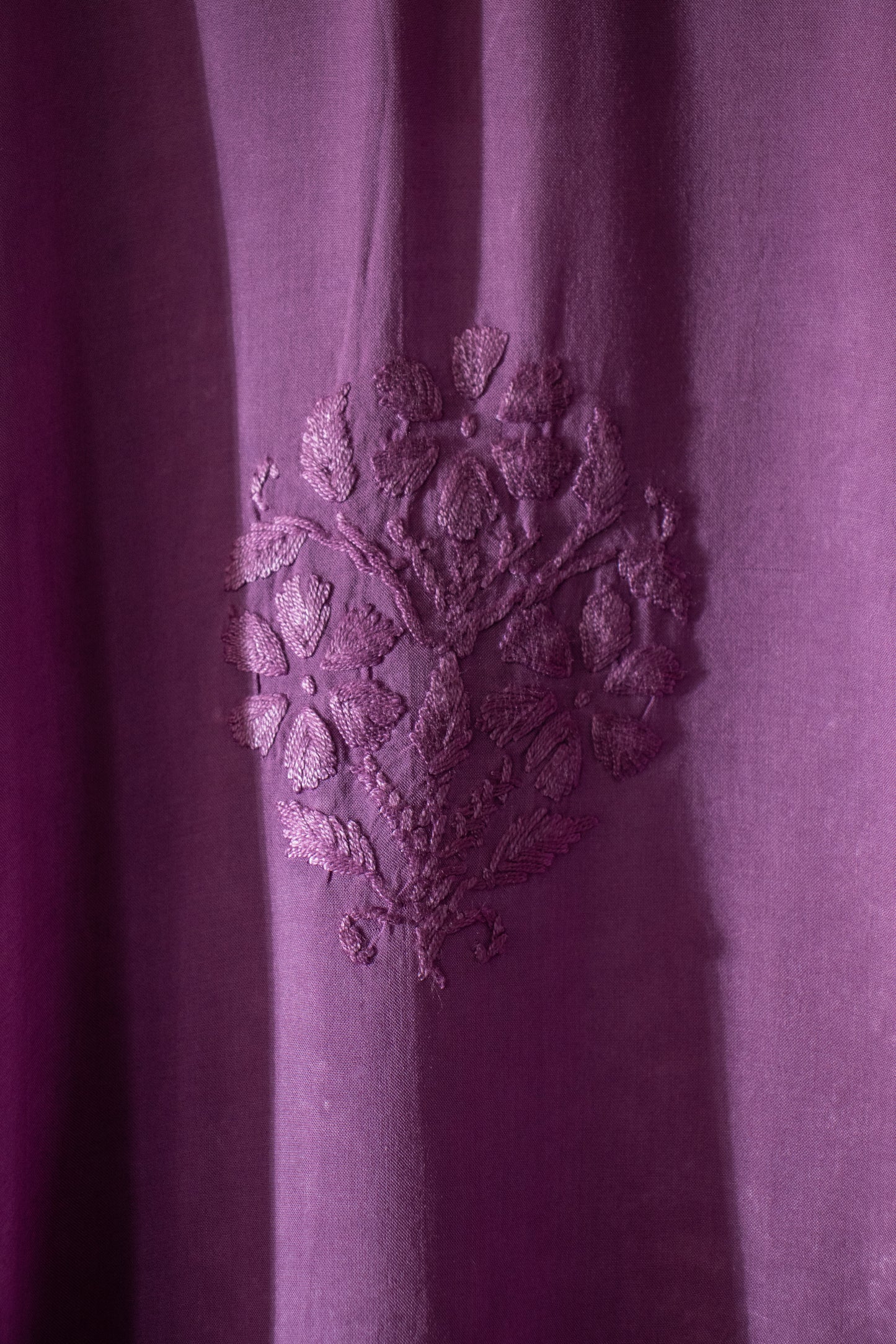 Long Kurta Modal Violet