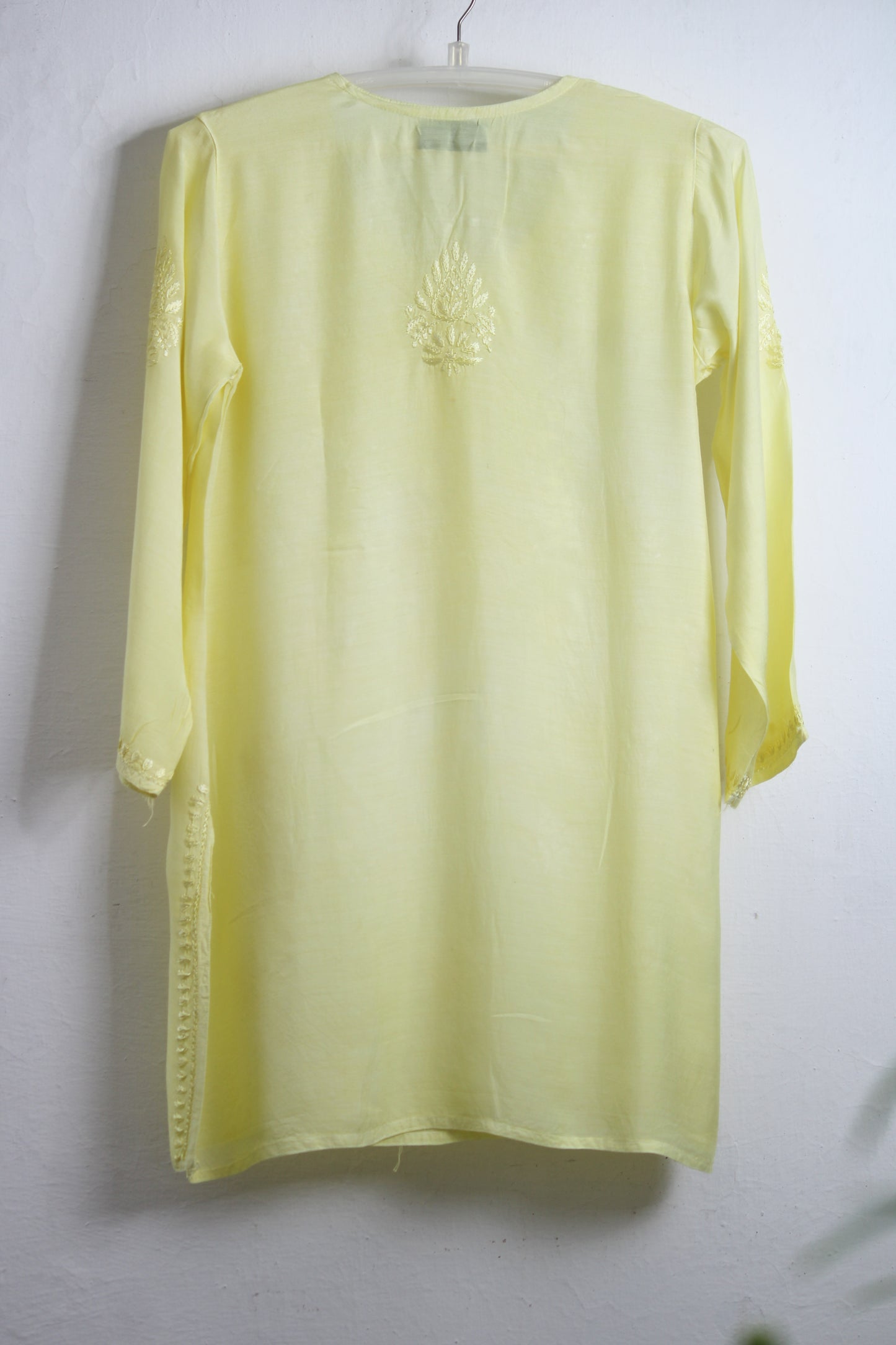 Short Top Muslin Lemon Yellow