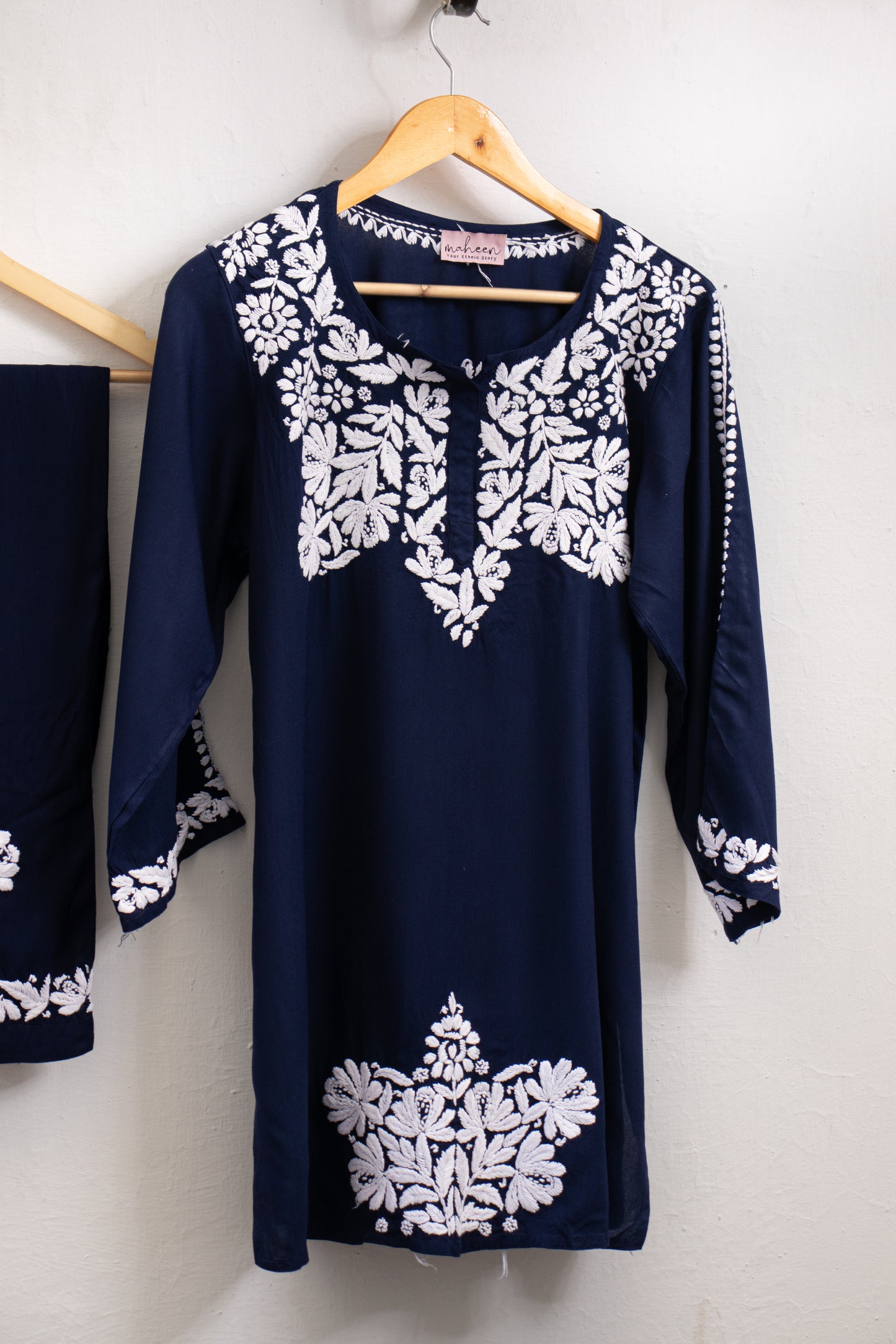 Short Top Rayon Dark Blue