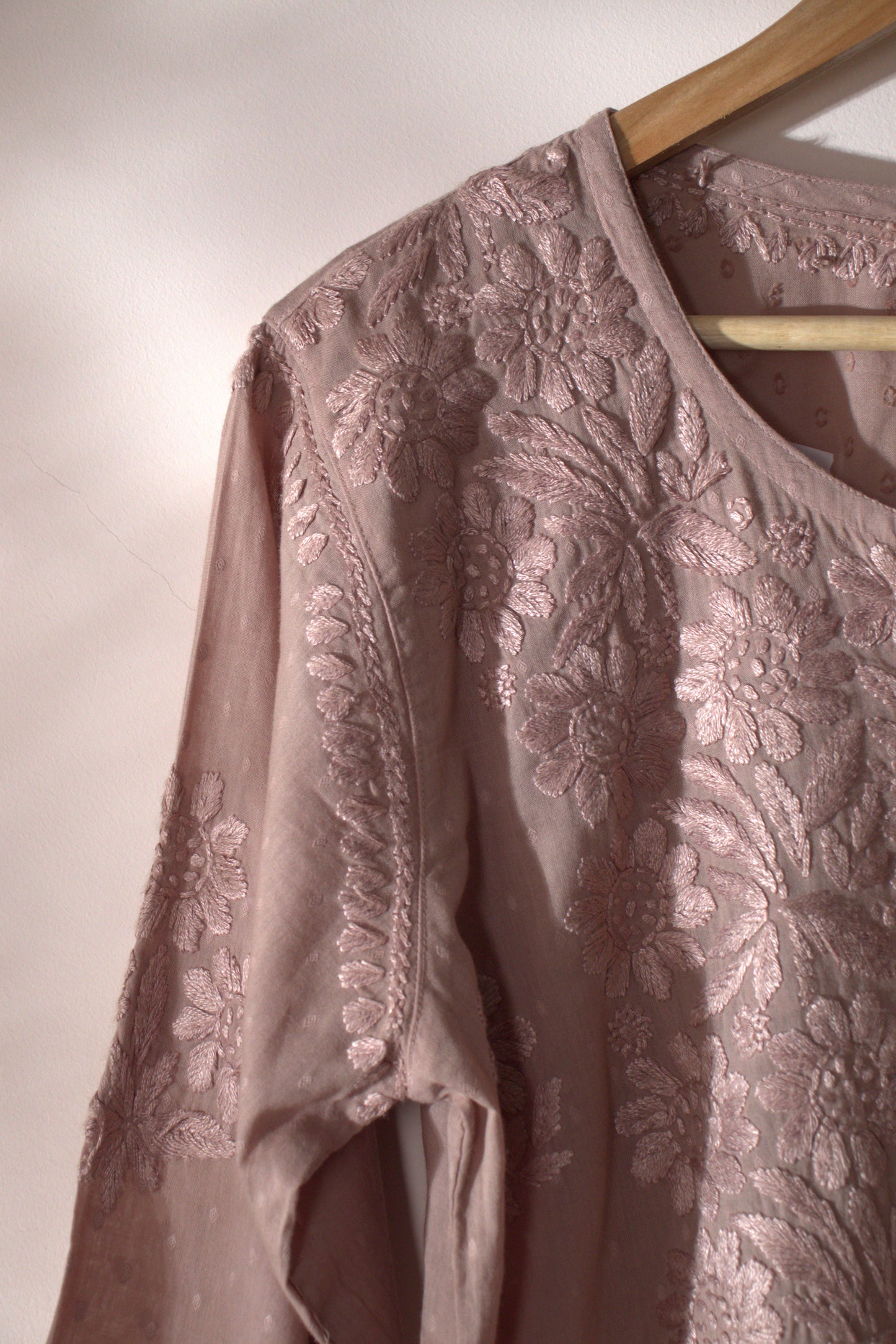 Kurta Palazzo Set Cotton Brown