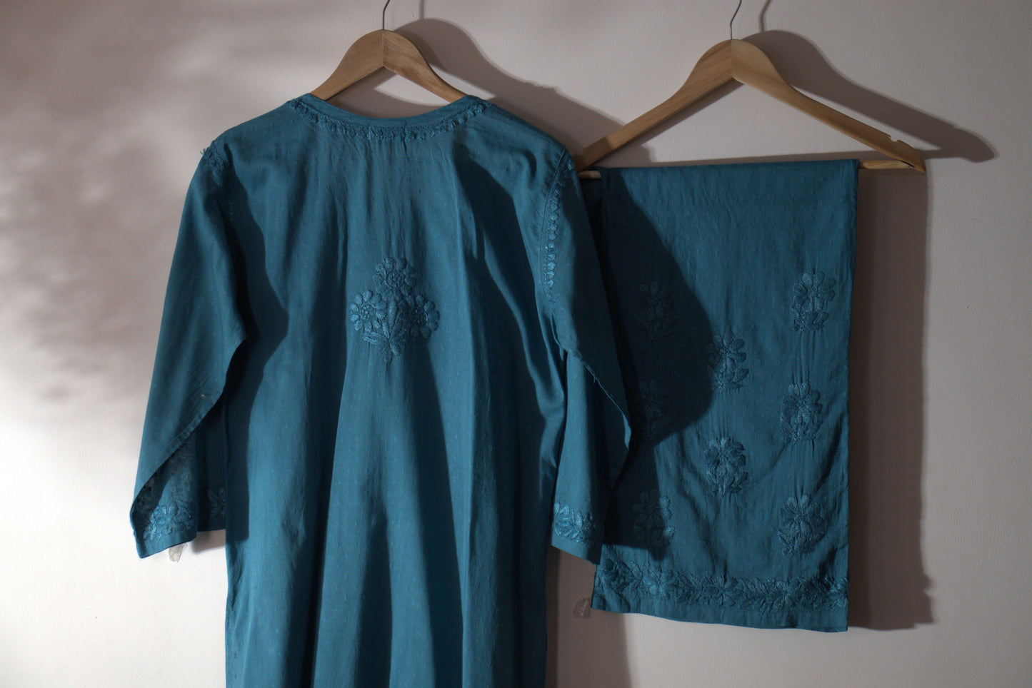 Kurta Palazzo Set Cotton Teal