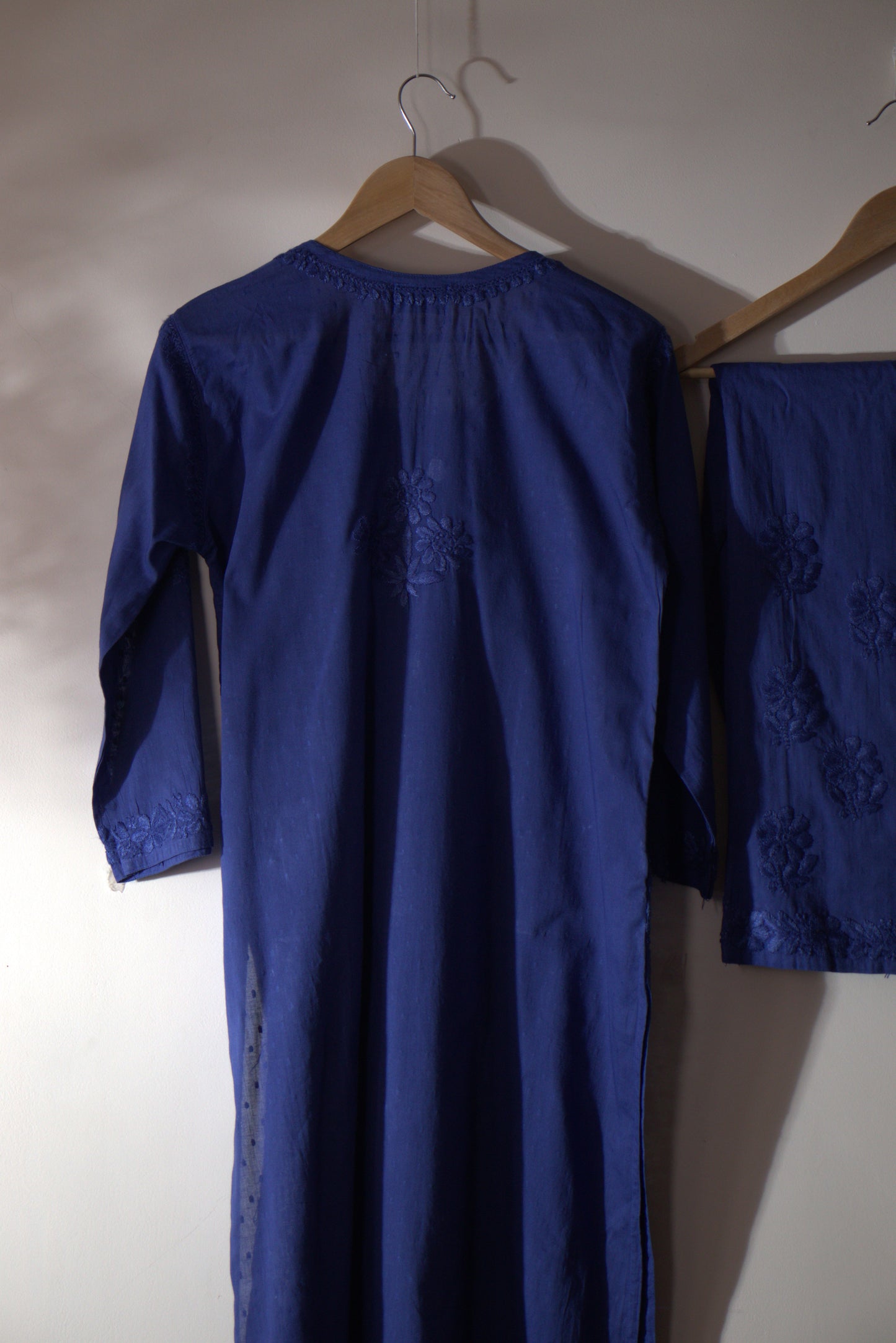 Kurta Palazzo Set Cotton Blue
