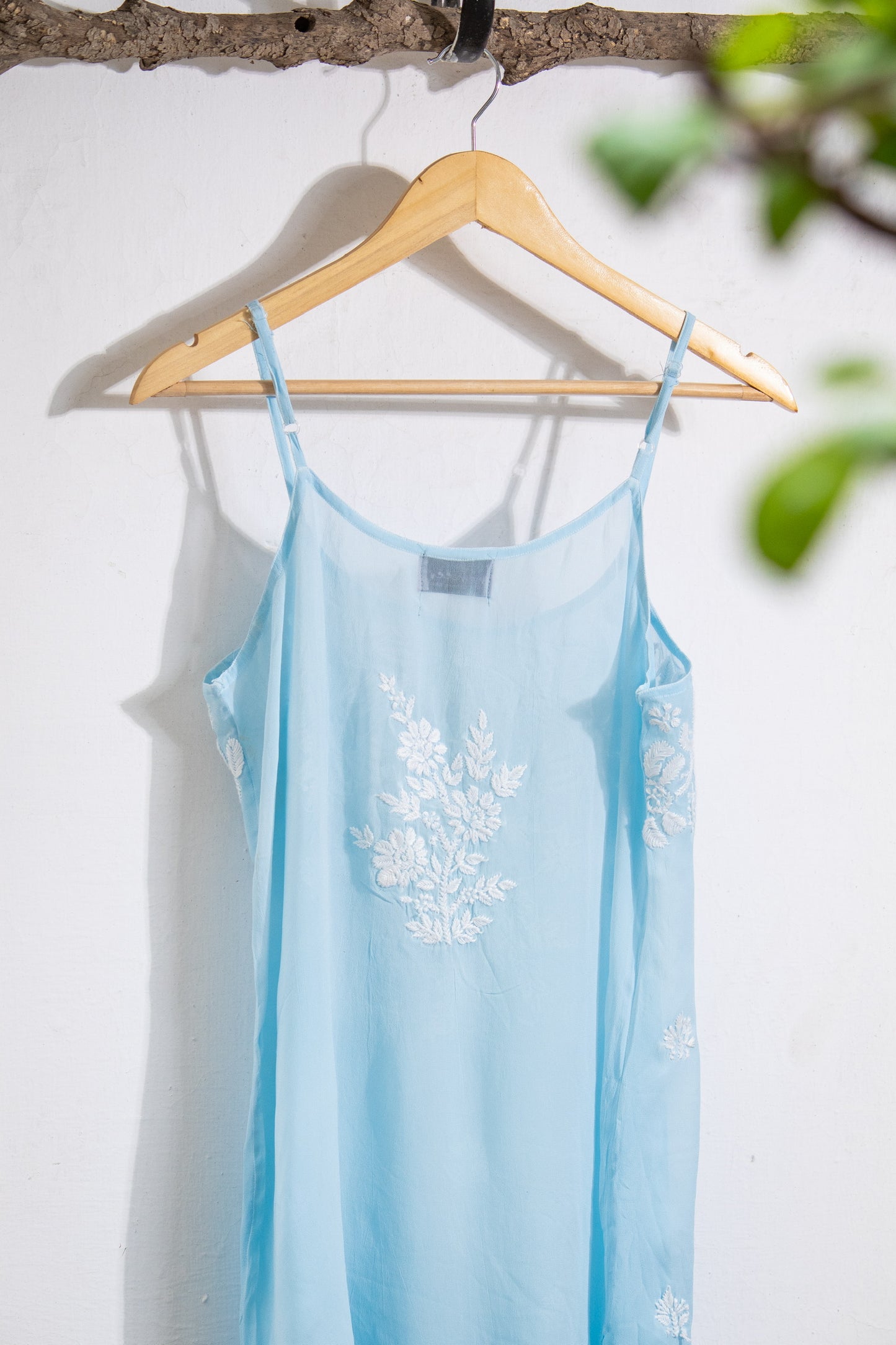 Short Top Viscose Blue
