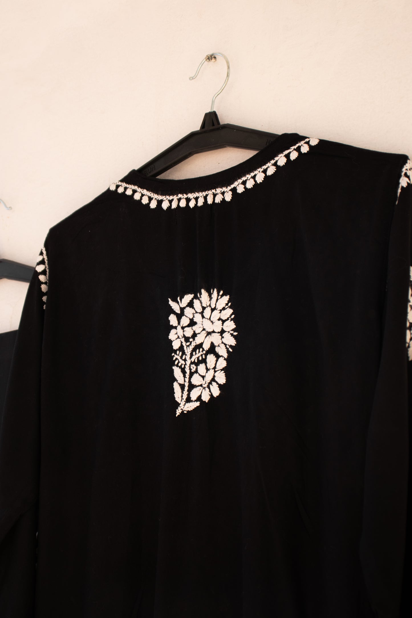 Kurta Palazzo Set Rayon Black