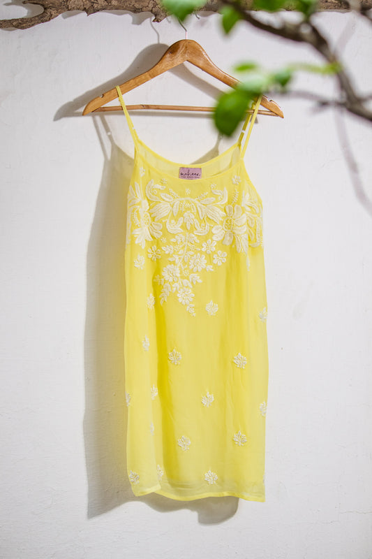 Short Top Viscose Yellow