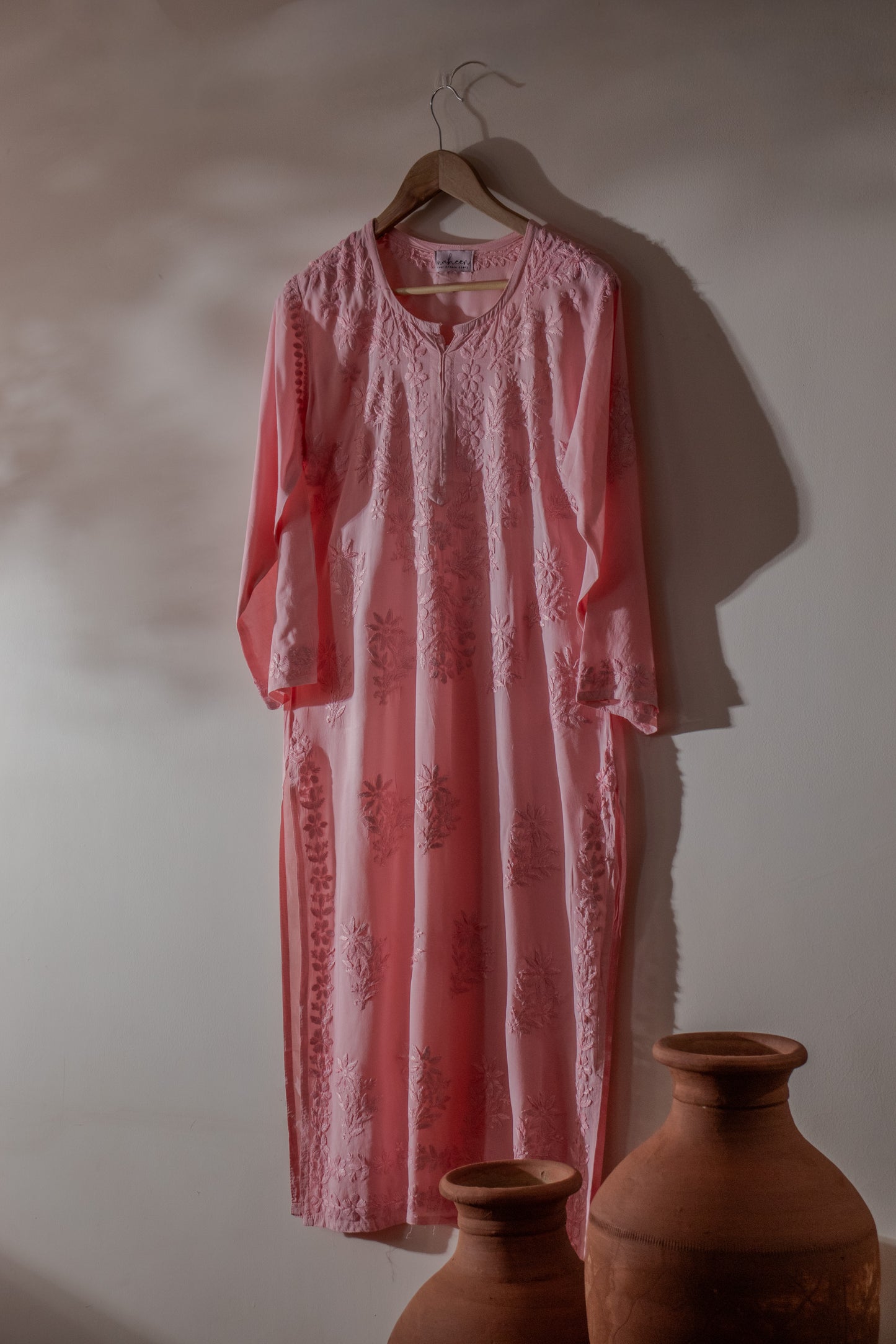 Long Kurta Modal Pink