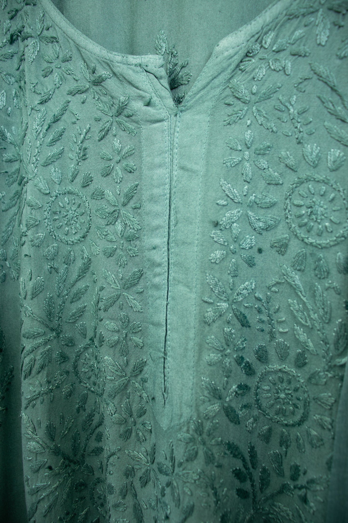3 Piece Rayon Suit Green