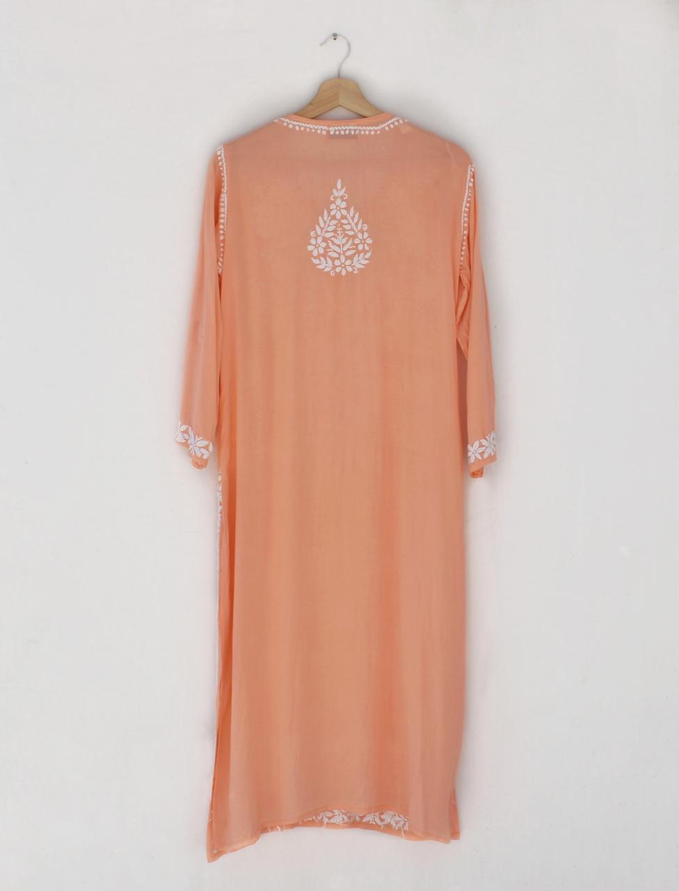 Long Kurta Modal Peach