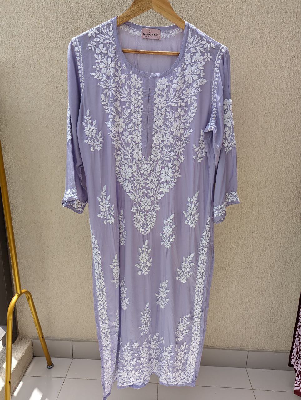 Long Kurta Modal Lilac