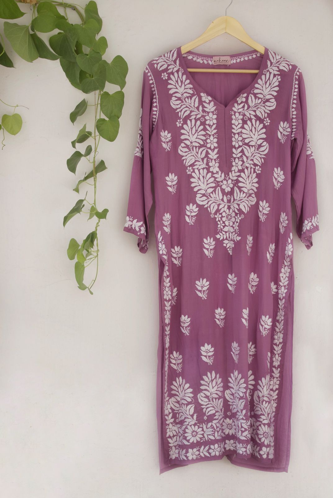 Long Kurta Modal Purple