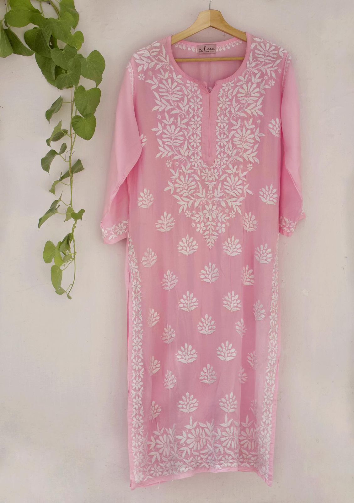 Long Kurta Modal Pink